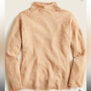 NWT J. Crew Relaxed Cashmere Rollneck Sweater